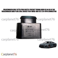 VOLKSWAGEN GOLF JETTA POLO BEETLE PASSAT TIGUAN AUDI A3 A4 A5 A7 A6 PLUG COIL SOCKET W/O WIRE 4B0 97