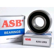 LAHAR BEARING ASB 6203-2RS ORIGINAL BALL BEARING ASB 6203-2RS