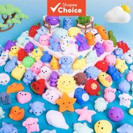 Fidget toys, 100Pcs of Needoh Mini Kits / Soft Mochi squishy Animals squishy toys