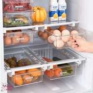🦁Ready Stock🦁 Drawer Organizer Transparent Fridge Storage Drawer Fridge Organizer Rack