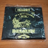 BLACK HDPE PLASTIC BAGS UK 28 ECONOMIC THIN CONTENTS 50 SHEETS