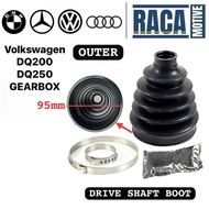 Volkswagen VW Golf MK5 MK6 Jetta Passat B7 CC Tiguan Polo 1.4 Gti DQ200 DQ250 Drive Shaft Boot CV Bo