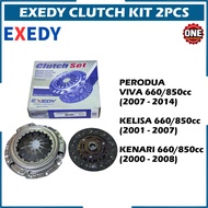 CLUTCH KIT 2PCS EXEDY PERODUA VIVA 660/850cc KELISA 660/850cc KENARI 660/850cc