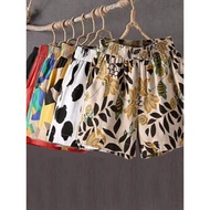 Printed Women's Three-Quarter Pants - Thin Casual Summer Trend
