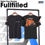 Hitachi ZX210MF-5G Excavator Driver T-Shirt Driver Excavator Driver Cool Heavy Equipment Clothes by 