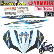 【Barang tempat】100% ORIGINAL YAMAHA Y15ZR V1 Y15 STICKER BODY STRIPE GRAPHIC COMPLETE SET BIRU BLUE 