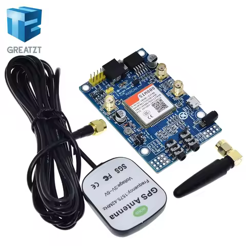 SIM808 instead of SIM908 module GSM GPRS GPS Development Board IPX SMA with GPS Antenna available fo