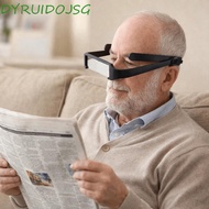 DYRUIDOJSG Elderly Person Handsfree Magnifier, Black Lightweight Headband Magnifier, Daily Glass Len