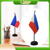 14cmx21cm Stand Philippines Desk Flag,Philippines Desk Flag Set,Philippines Desk Flag With Stand