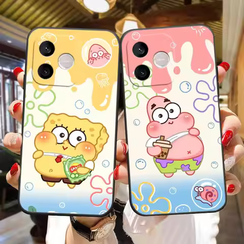 S-SpongeBob P-Patrick Star Phone Case For HUAWEI NOVA 3I 7I 8I HONOR 600 400 90 X6B X6D X7A X7B X7D 