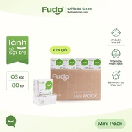 Thùng Khăn Giấy Rút Mini ║ Fudo Bamboo® ║ MINIPACK™