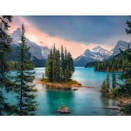 Ravensburger - Spirit Island, Canada - 2000 Piece Jigsaw Puzzle - Feature Stunning Mountains