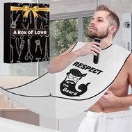 Beard Bib Shaving Apron Mens, Cool Funny Fathers Day Birthday Gifts Ideas for Adults Men Dad Him Hus