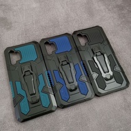 Warehouse Sale - Samsung A32 5G Casing - Mecha Army Military Belt Clip Stand Rugged Armor Case