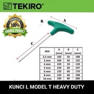 (gd) Tekiro key L model T 2.5 3 4 5 6 8 10mm tekiro T shape hex key L model T