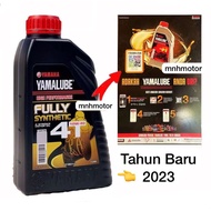 Yamalube 2023 Fully synthetic 10W40 1.0L 🔥Original 100% 🔥Semi 10w40 (100% QR CODE SCAN ) MINYAK HITA