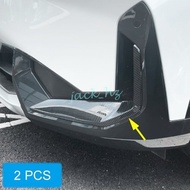 For BMW X1 iX1 2023-2025 Carbon Fiber Front Bumper Fog Light Trims Accessories