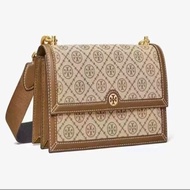 Tory Burch 老花栗子棕風琴包