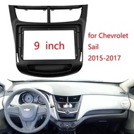 9Inch Car Radio Fascia Frame Dash Panel For Chevrolet Sail 2015 2016 2017 Head Unit Car Refitting St