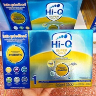 Hi-Q 1 Super Gold นมผง ไฮคิว ซุปเปอร์ โกลด์ สูตร 1 3600 กรัม (หมดอายุ 16/07/2025)