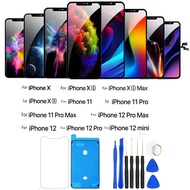 AAA +++ OEM สำหรับ iPhone x XR XS MAX LCD incell สำหรับ iPhone 11 12 13 PRO MAX 13 MINI 14 PLUS จอทัชสกรีนดิจิไทเซอร์