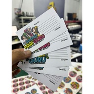 Wish card *hari guru gift*  (5 pcs)