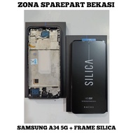 LCD + TS SAMSUNG A34 5G + FRAME SILICA