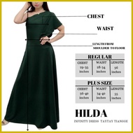 ✼ ☃ ◲ Hilda Dress One Shoulder Dress Bridesmaids Dress Ninang Dress Taytay Supplier