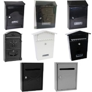 TRENY Mail Box Post Box/ Iron Mail Box/ Mailbox/ Letterbox Peony Flower Mail Box/Metal Letter Box