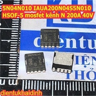 2pcs 5N04N010 04N010 IAUA200N04S5N010 HSOF-5 N-channel mosfet 200A 40V kde0755