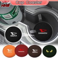 Daihatsu Car Cup Coaster Anti-slip Mat Car Buffer Soundproof Ready Stock Car Accessories For Daihats