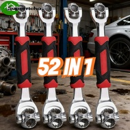 Professional Socket Wrench Set 8-19mm | 52-in-1 Multi-function Tool Chrome Vanadium Steel, Non-Magne