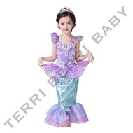 Ariel dress for children, Ariel princess dress for children, Ariel costume for children