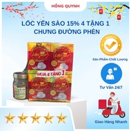 Lot of 4+1 Bird's Nest Pot 15% natural bird's nest Khanh Hoa Life's Food - 70ml jar of bird's nest s