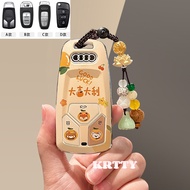 Fashion TPU Car Smart Flip Key Case Cover Keychain Accessories Shell For Audi A1 A3 A4 B9 A5 A6 8S 8