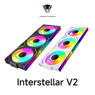 Jungle Leopard Interstellar V2 PC Case Fan Building Bloc Infinite Mirror 12CM Fan 5V 3PIN ARGB Sync
