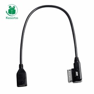 Kesoto AMI to USB-C Adapter Cable Molded AMI to USB-C Cable Car Audio Adapter Compatible Stable for 