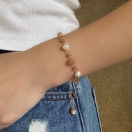 M&W | Moonstone Pearl 14k Gold-filled Bracelet