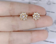 ANTING XUPING GOLD TUSUK 2 MOTIF KEMBANG AWET AKSESORIS FASHION WANITA