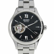 [Powermatic] Orient Ra-Ag0021B Analog Automatic Open Heart Black Dial Stainless Steel Ladies / Womens Watch