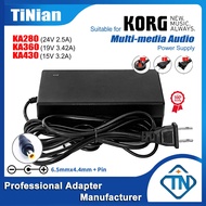 15V 19V 24V 2.5A 3.2A 3.42A 4A AC/DC Adapter KA280 KA360 KA430 for KORG PA300 B2 B2SP LP-380 SP-280 