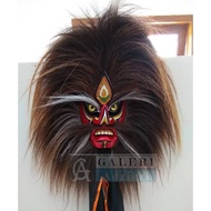 Topeng bujang ganong terbaru rambut full kuda