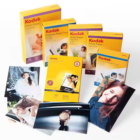 Classic Kodak Photo Paper 200g 3R/4R/5R/A4 High Gloss Color Inkjet Printing Photo Album Paper Instan