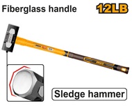 INGCO  ค้อนปอนด์ด้ามยาว ขนาด 10 ปอนด์  รุ่น HSM81498 | ขนาด 12 ปอนด์  รุ่น HSM81598