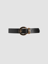 Cider Geometric Buckle Belt