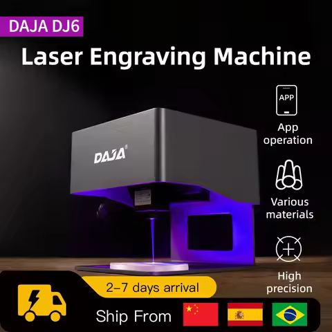 DAJA Laser Engraver CNC DIY DJ6 Laser Engraving Machine 3000mw Fast Mini Logo Mark Printer Cutter Wo