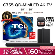 TCL C755 QD-Mini LED | 4K TV Google TV 55 65 inch | 144Hz VRR | Dolby Atmos | Dolby Vision | IMAX Enhanced | HDR 10+