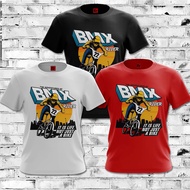Tshirt BMX baju bmx tshirt basikal baju cotton tshirt lelaki dan perempuan lengan pendek