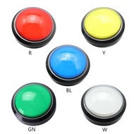 【cw】 100mm Big Round Push Illuminated with Microswitch for Arcade Game Machine Parts DC12V Large
