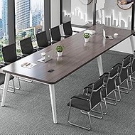 Conference Room Table, Small for 4 People Meeting Desk, 62.9L X 31.4W X 29.52H Inches Square Compute